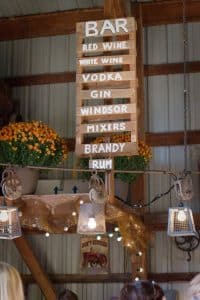 WI-Wedding-SunflowerHill-Country-Chic-Reception-Bar-Liquor-Handpainted-Sign