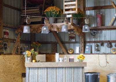 WI-Wedding-SunflowerHill-Handmade-Bar-Rustic-Farm-Chic-Reception